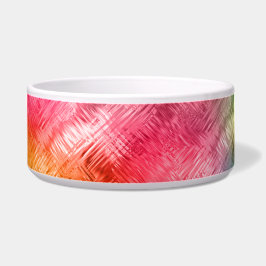 Tigela Padrão Colorido de Vidro Cristal