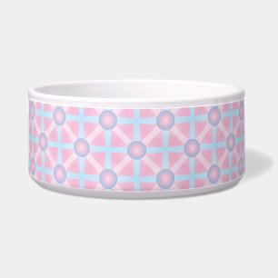 Tigela Padrão Cor-de-rosa, púrpura e azul claro