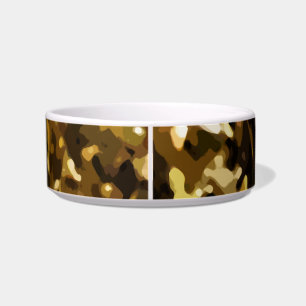 Tigela Padrão de Abstrato de cor de camo