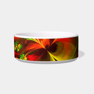 Tigela Padrão de Abstrato Floral Verde Moderno #05
