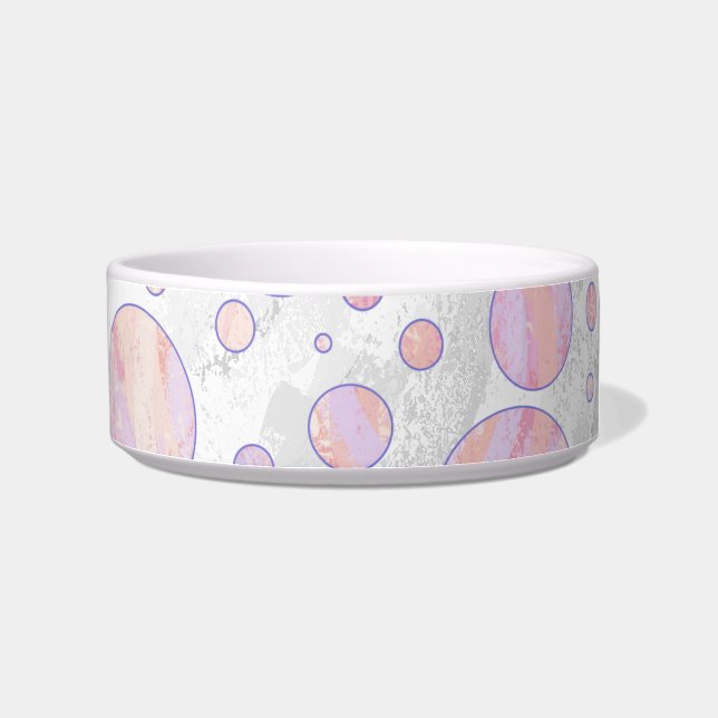 Tigela Padrão de Bolinhas da rosa claro (Direita)