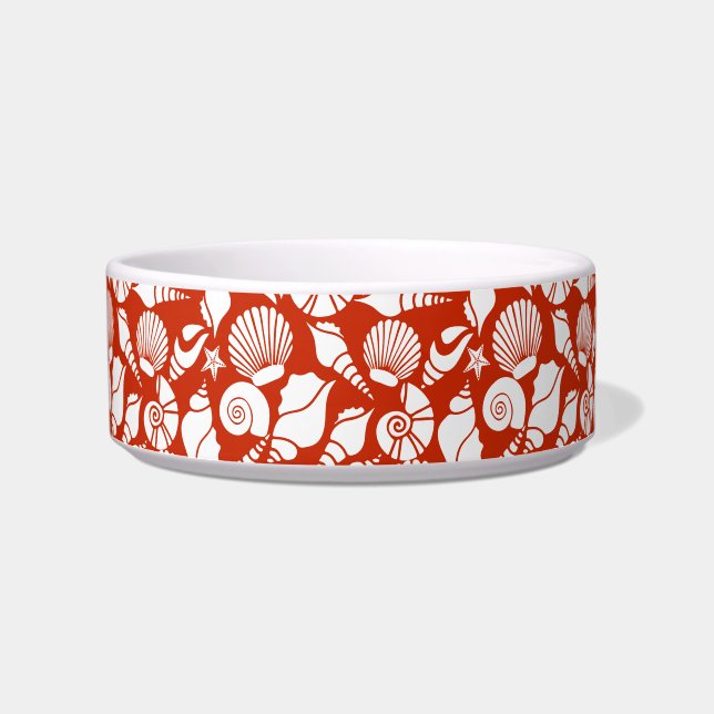 Tigela Padrão de conchas marítimas náuticas do oceano ver (Frente)