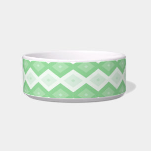 Tigela Padrão de diamante verde da maçã