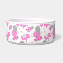 Tigela Padrão De Elefantes Rosa, Elefantes Cutes, Estrela