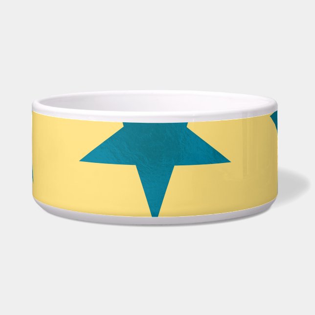 Tigela Padrão de estrelas de ouro 18 (Frente)