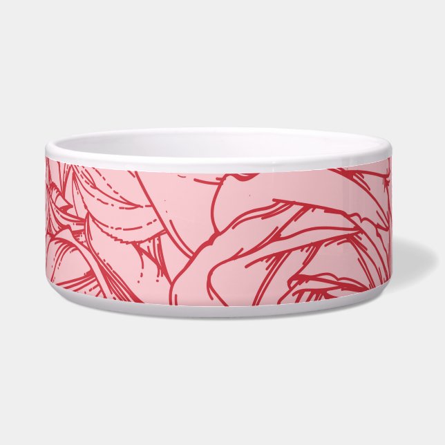 Tigela Padrão de Flores 14 (Frente)