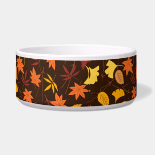 Tigela Padrão de Folhas de Maple