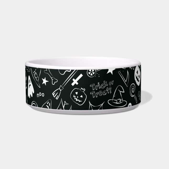 Tigela Padrão de Halloween 1 (Frente)