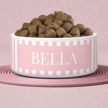 Padrão de Listras Rosa Moderno Cachorro Pet Person