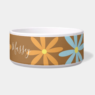 Tigela Padrão de Nome Floral do Groovy