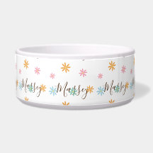 Padrão de Nome Floral Groovy     