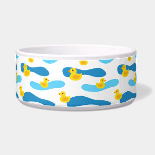 Tigela Padrão de Pato de Borracha Amarelo