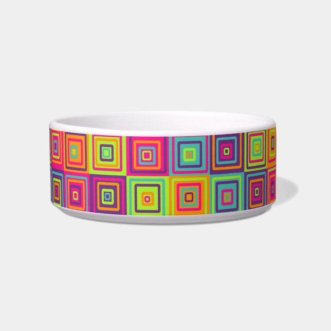 Tigela Padrão de Quadrados (Frente)