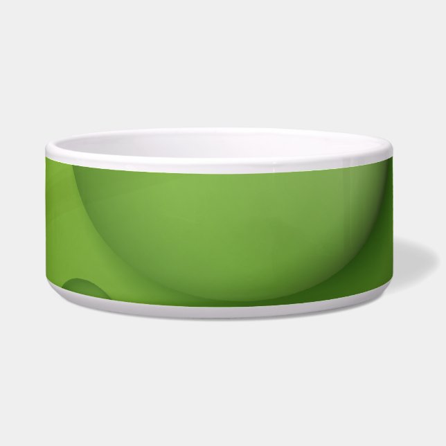 Tigela Padrão de Raindrop Verde (Frente)