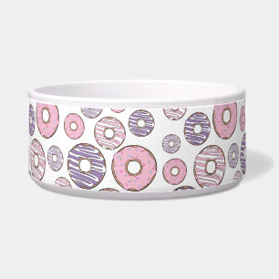 Tigela Padrão De Rosquinhas, Rosquinhas Rosa, Rosquinhas