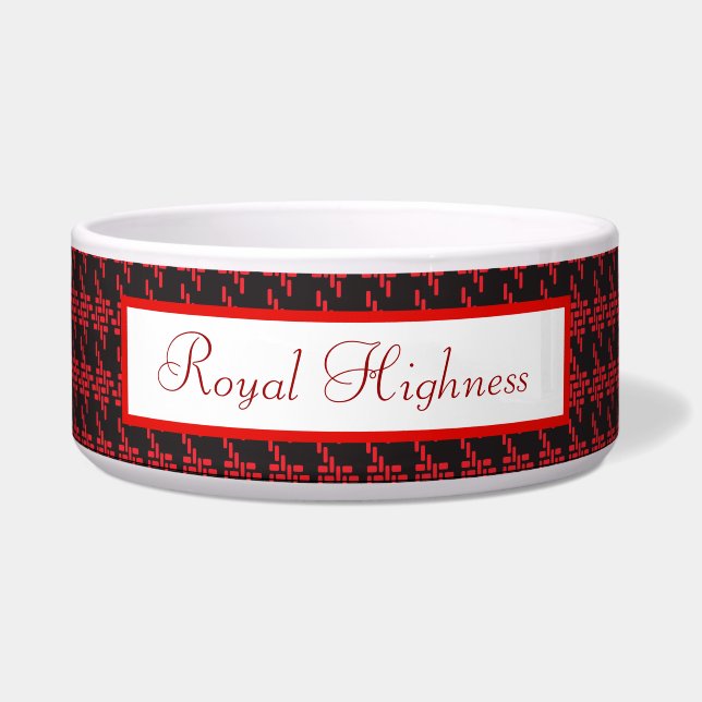 Tigela Padrão de som bonito (Frente)