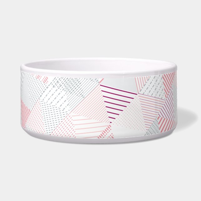 Tigela Padrão de triângulos 2 (Frente)