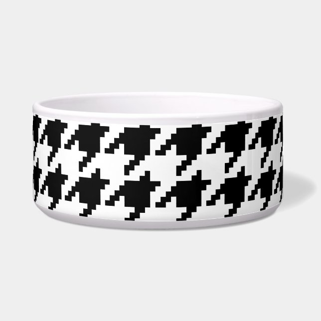 Tigela Padrão de verificação de houndstooth de pixel de 8 (Frente)