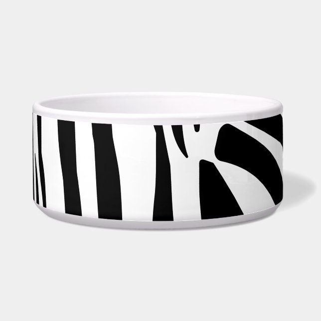 Tigela Padrão de zebra (Frente)