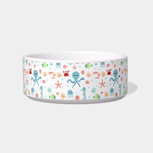 Tigela Padrão do mundo do mar (Frente)