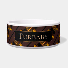 Tigela Padrão Dourado