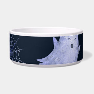 Tigela Padrão Engraçado de Halloween de Aranha Fantasma.