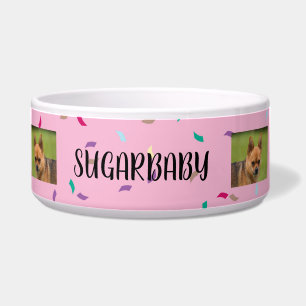 Tigela Padrão personalizado de borrifagem de festas cor-d