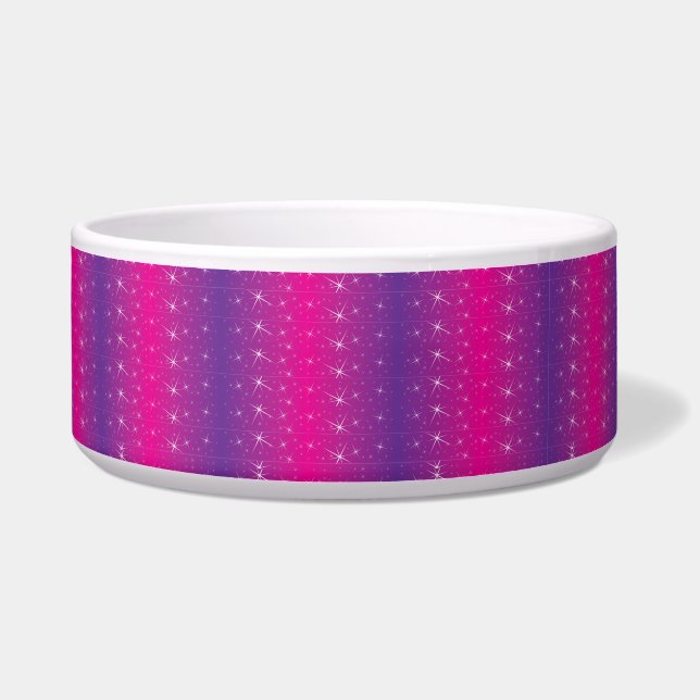 Tigela Padrão Rosa Estrela (Frente)