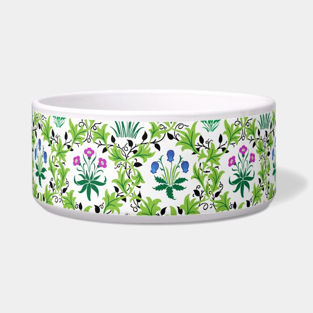 Tigela Padrão Verde Floral - 15232 (Frente)