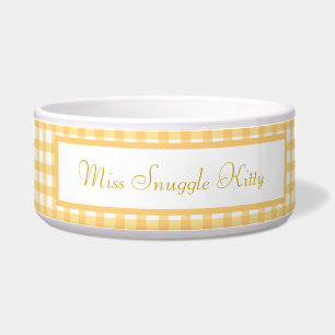 Tigela Padrão Verificado Amarelo