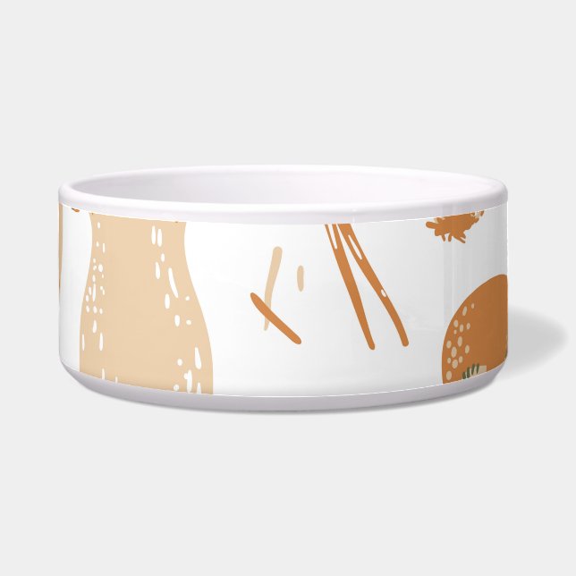 Tigela Padrões de Vintagem do Linocut Comestível (Frente)