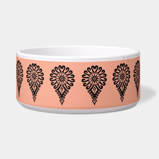 Tigela Padrões folhosos da Polônia - Parzenica (Frente)