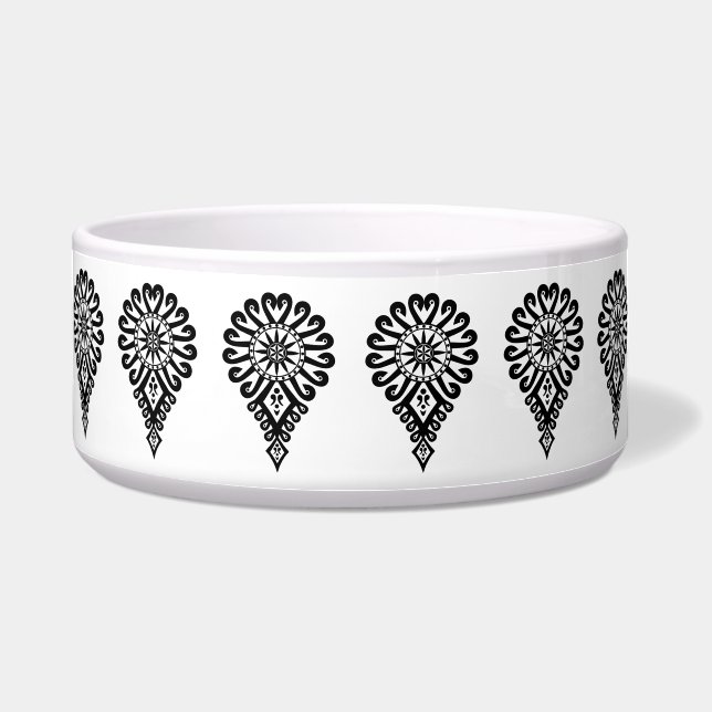 Tigela Padrões folhosos da Polônia - Parzenica (Frente)