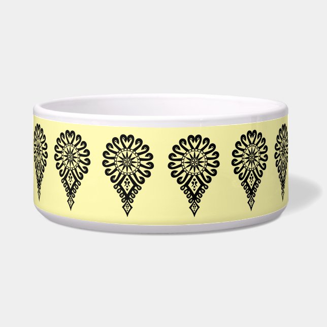 Tigela Padrões folhosos da Polônia - Parzenica (Frente)