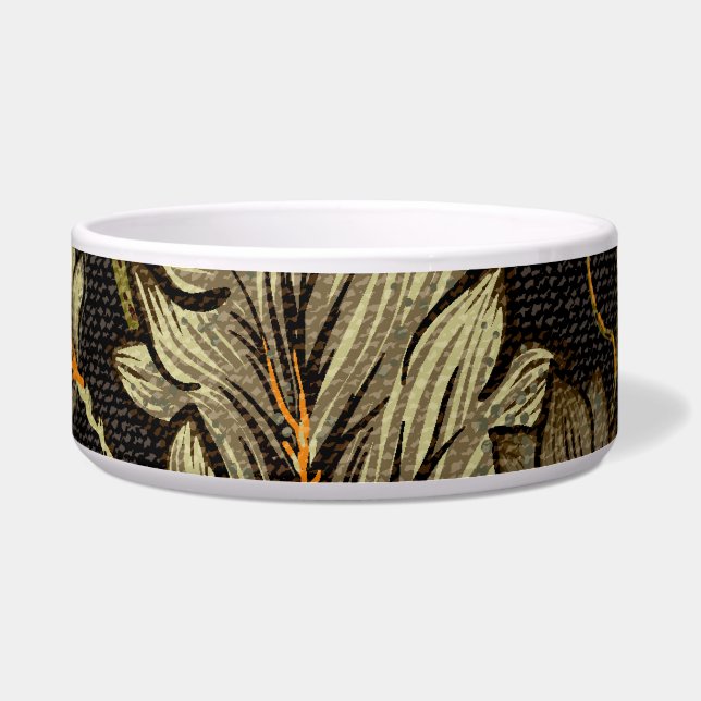 Tigela Paisley floral indiano, padrão étnico uniforme. (Frente)