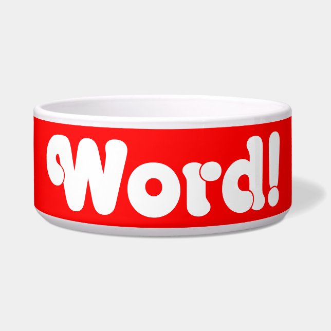 Tigela Palavra! (Frente)