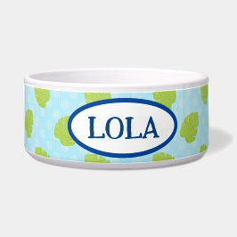 Tigela Palm Leaf Island Cerâmica Pet Bowl