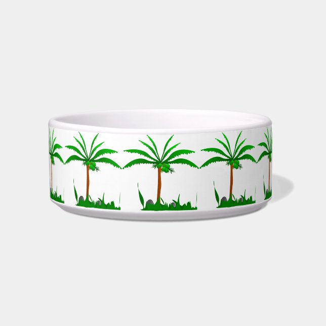 Tigela Palm Tree Pet Bowl (Frente)