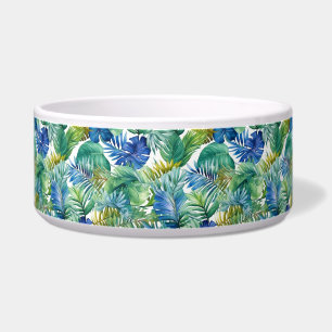 Tigela Palmas tropicais - Impressão Pet Bowl