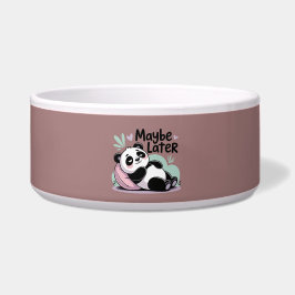 Tigela Panda Preguiçoso Fofo – “Talvez Mais Tarde” Panda