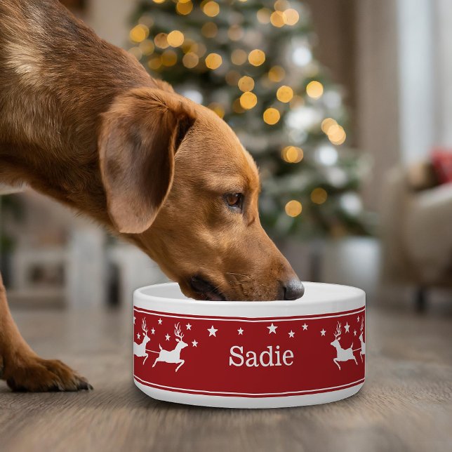 Tigela Papais noeis Vermelhos E Brancos Dormem E Estavam  (Criador carregado)