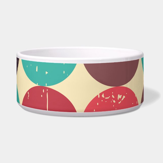 Tigela Papel de parede de padrão de círculo magnífico (Frente)