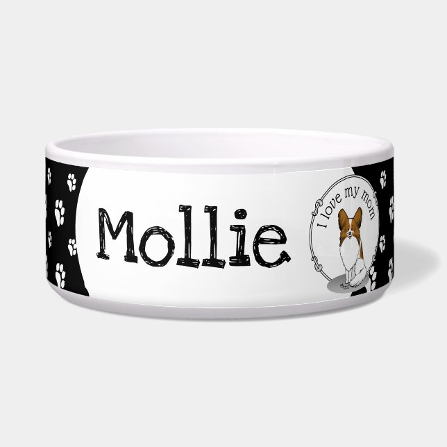 Tigela Papillon Mãe Papillon Mamãe (branco e elegante) Ca (Frente)