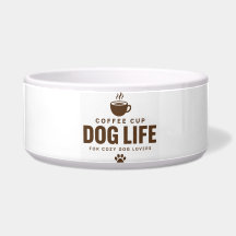 Tigela para Animais de Estimação Vida de Cachorro
