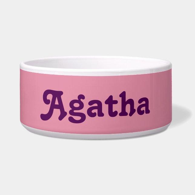 Tigela para Cachorro Agatha (Frente)