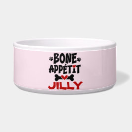Tigela para cachorro Bon Appetit com nome