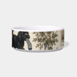 Tigela para cachorro British Cottagecore