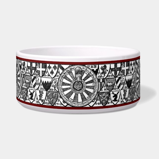 Tigela para Cachorro da Mesa do Cavaleiro (Frente)