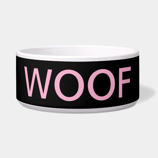 Tigela para cachorro WOOF (Frente)