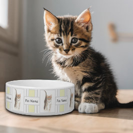 Tigela para Gatinho Malhado